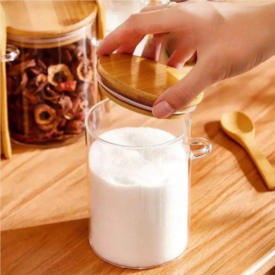 Glass Jar with Spoon Medium
